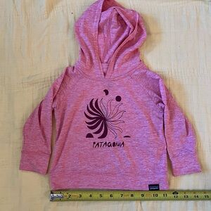 Patagonia Kids Pink Hoodie Sunshirt 12-18 month